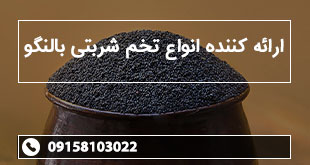 ارائه کننده انواع تخم شربتی بالنگو