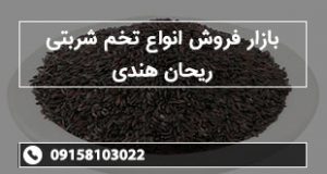 بازار فروش انواع تخم شربتی ریحان هندی