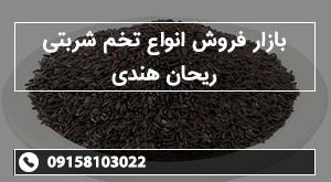 بازار فروش انواع تخم شربتی ریحان هندی