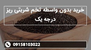 خرید بدون واسطه تخم شربتی ریز درجه یک