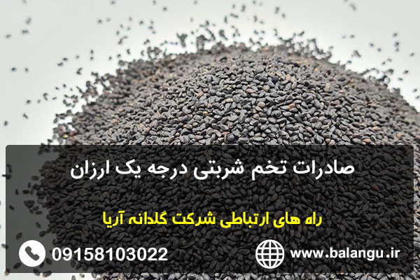 صادرات تخم شربتی درجه یک ارزان
