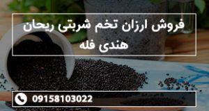 فروش ارزان تخم شربتی ریحان هندی فله