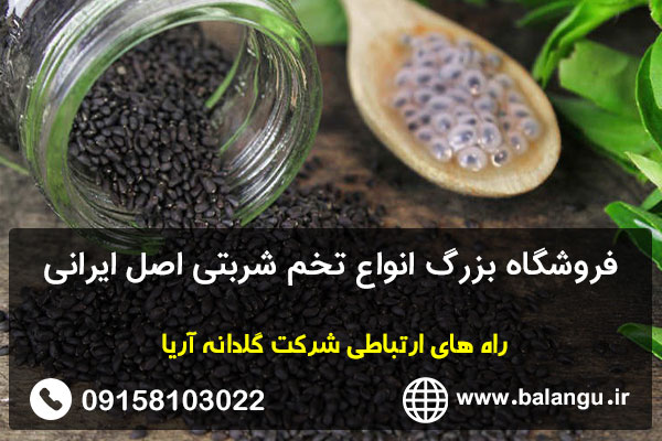 فروشگاه بزرگ انواع تخم شربتی اصل ایرانی
