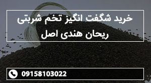 خرید شگفت انگیز تخم شربتی ریحان هندی اصل
