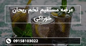 عرضه مستقیم تخم ریحان خوراکی