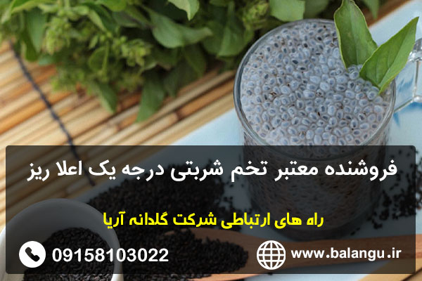 فروشنده معتبر تخم شربتی درجه یک اعلا ریز