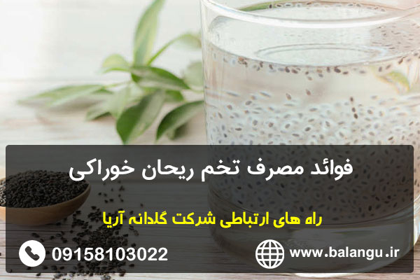 فوائد مصرف تخم ریحان خوراکی